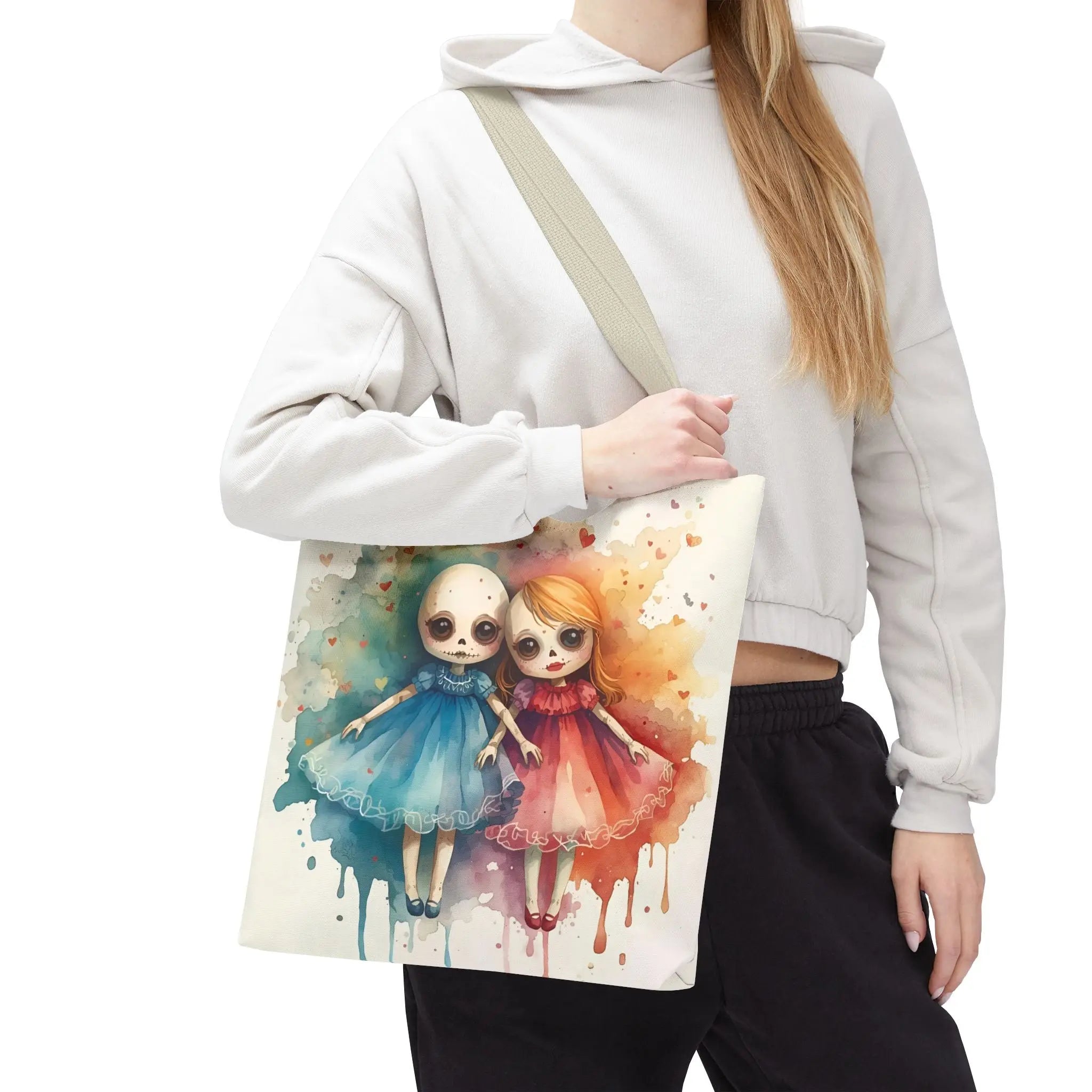 I Just Love Her Dolls Print | Mix & Match Fun-Flirty Lovers’ Totes