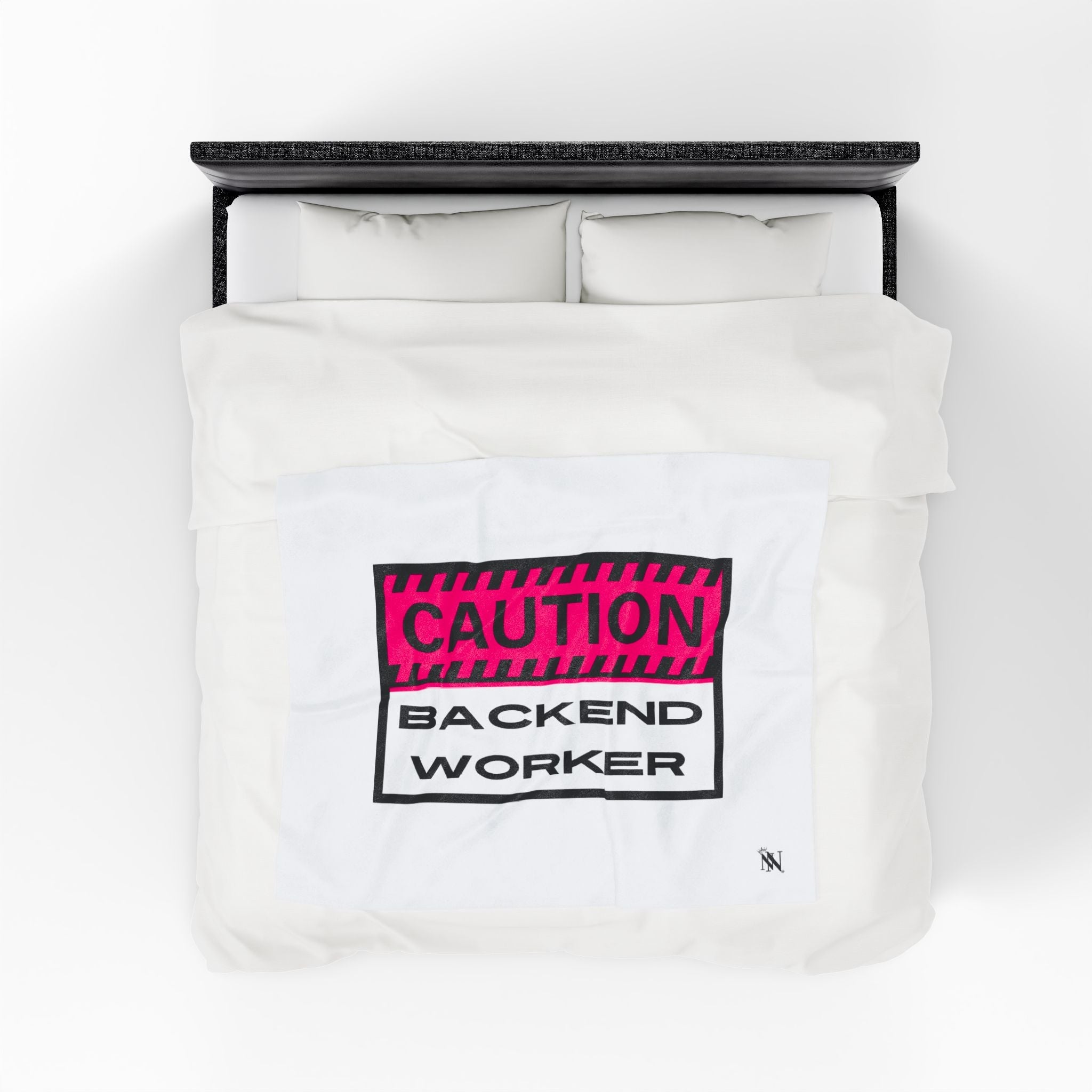 Caution: Backend Worker | Mix & Match Soft Fun-Flirty Lovers’ Blankets