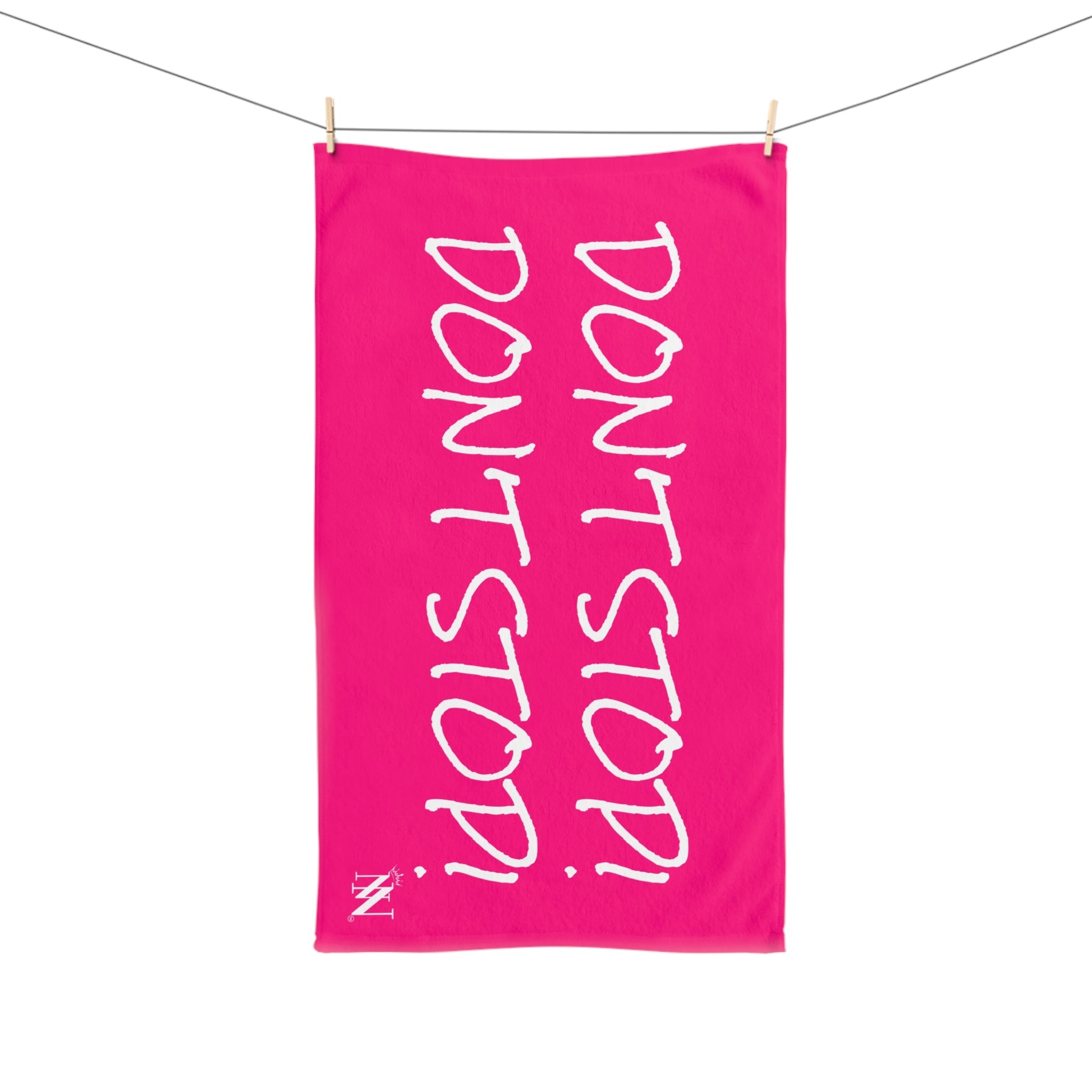 Don’t Stop! Don’t Stop Signature Pink Sex Towel