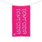 Don’t Stop! Don’t Stop Signature Pink | Mix & Match Classic Fun-Flirty Lovers’ Towels