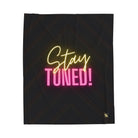 Stay Tuned! Neon Romantic Gifts Silky Soft Love Blanket