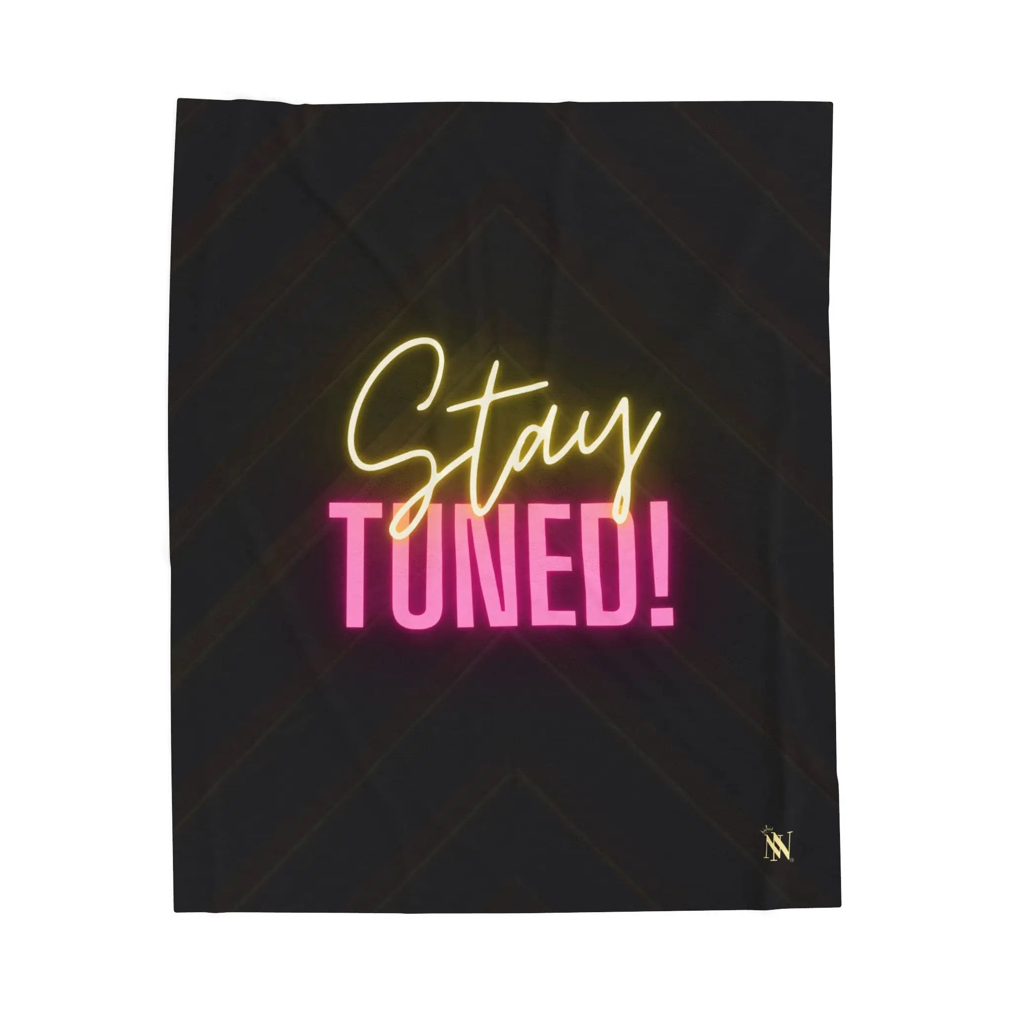Stay Tuned! Neon Romantic Gifts Silky Soft Love Blanket