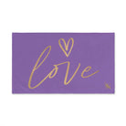 Gold Love Heart Light Purple | Mix & Match Classic Fun-Flirty Lovers’ Towels