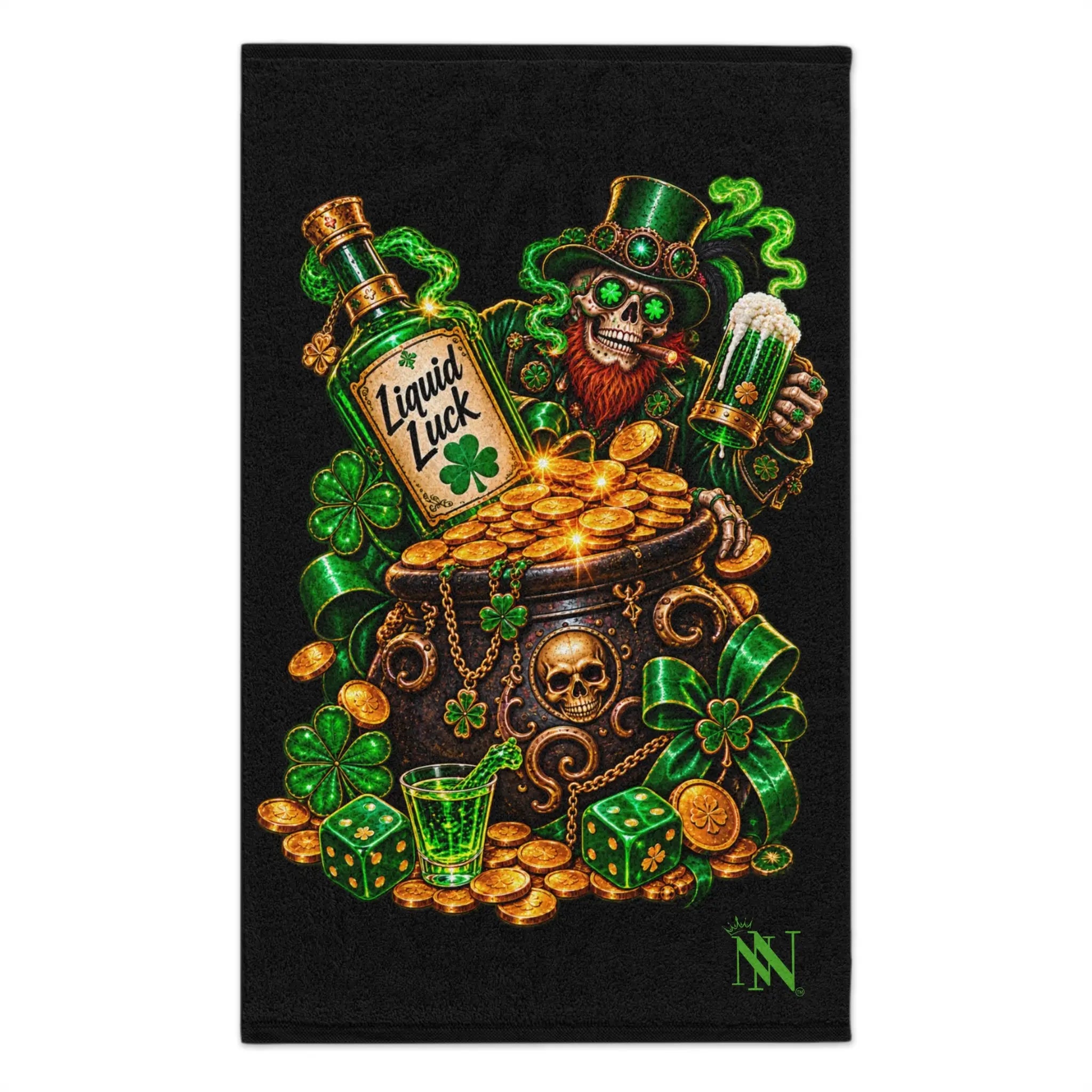 Pot Of Gold Wicked Leprechaun Sex Towel