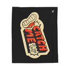 Catch Me If You Can Sticker Print | Mix & Match Velveteen Fun-Flirty Lovers’ Blankets