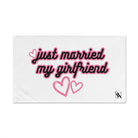 Just Married My Girlfriend | Mix & Match Classic Fun-Flirty Lovers’ Towels