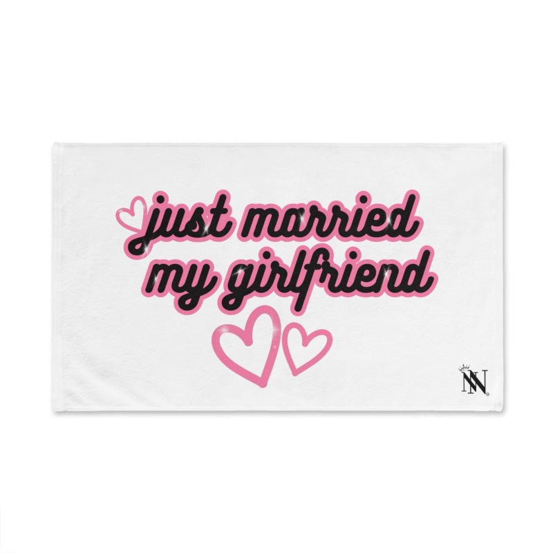 Just Married My Girlfriend | Mix & Match Classic Fun-Flirty Lovers’ Towels