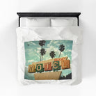 Retro Motel Vacancy Blanket
