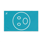 Surprised Emoji Teal | Mix & Match Classic Fun-Flirty Lovers’ Towels