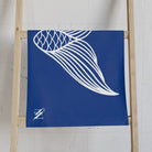 Mermaid Tail Blue Cum Towel