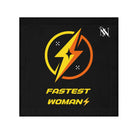 Fastest Woman Lightning Bolt Mouth Rag