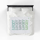 Lucky Multiple Times St. Patrick’s Day Couples Gifts Sexy Lovers’ Silky Soft Blanket