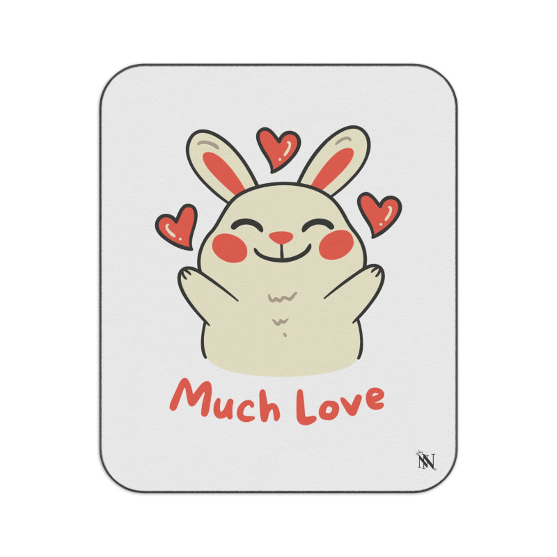 Much Love Bunny Travel-Friendly Water-Resistant Sex Blanket