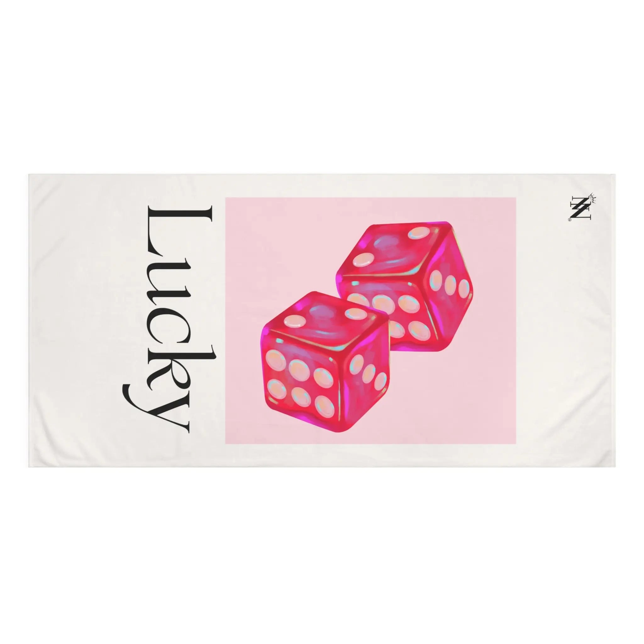 Lucky Pink Dice | Mix & Match XL Fun-Flirty Lovers’ Towels