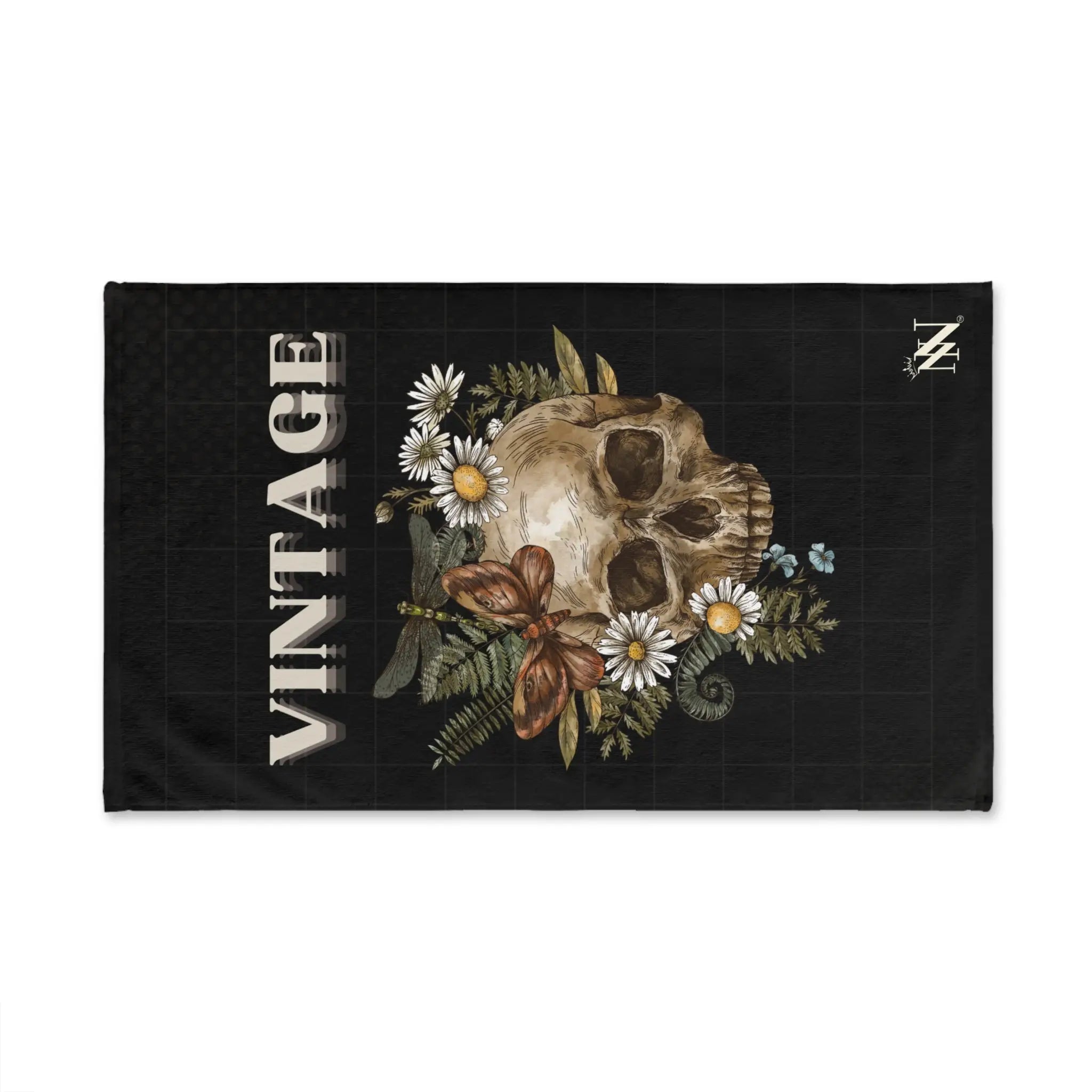 Vintage Floral Skull | Mix & Match Original Fun-Flirty Lovers’ Towels