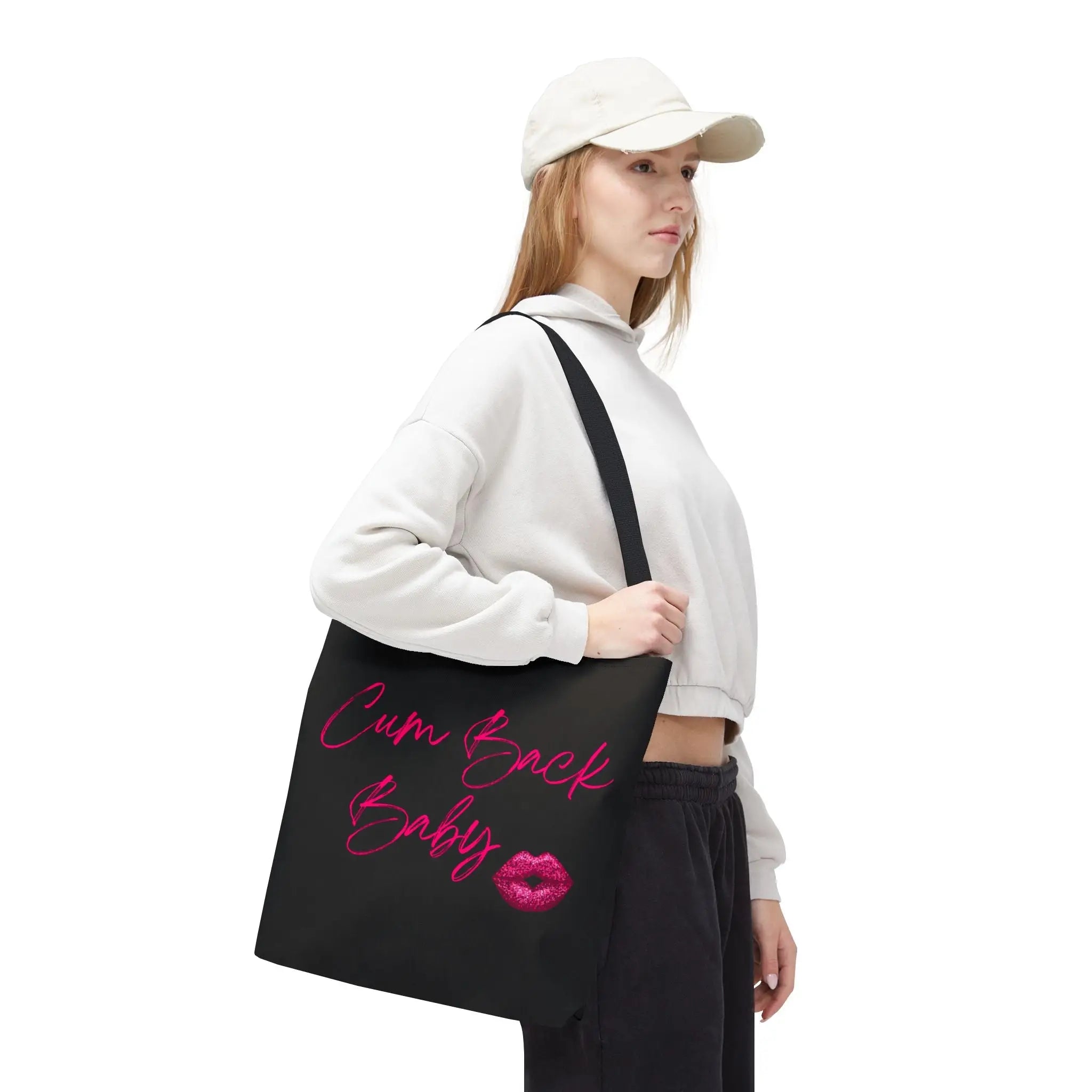 Cum Back Baby Kiss Mark | Nectar Napkins Fun-Flirty Lovers’ Totes