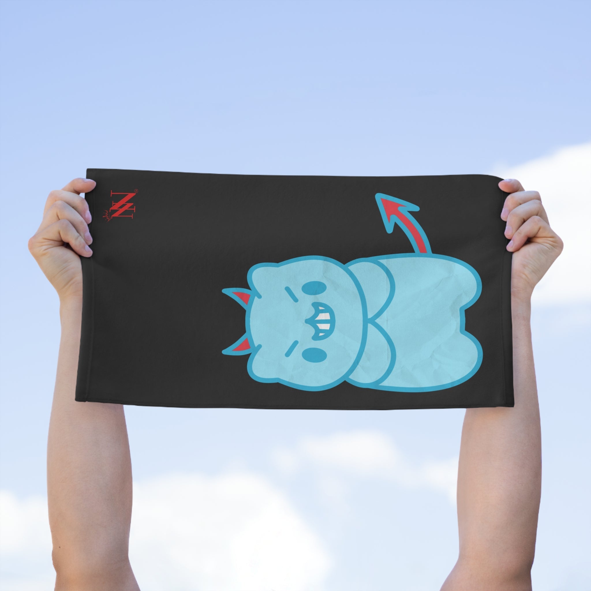 Horny the Bear Black | Mix & Match Soft Fun-Flirty Lovers’ Towels