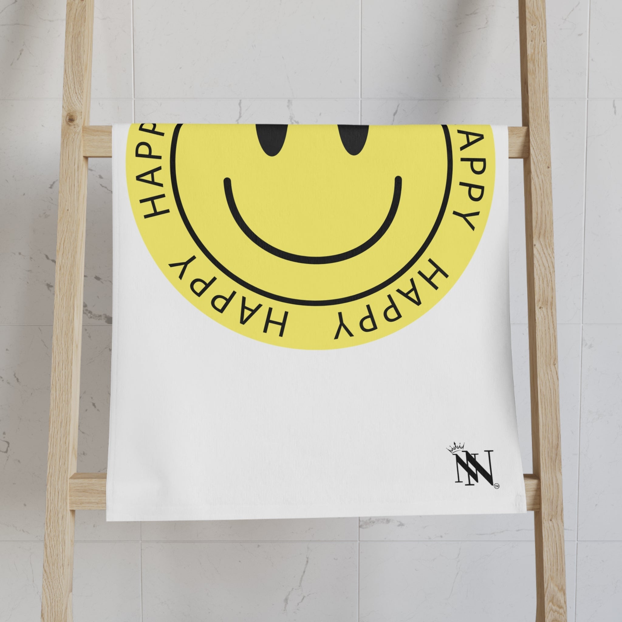 Happy Face Sticker Cum Towel