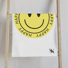 Happy Face Sticker | Mix & Match Classic Fun-Flirty Lovers’ Towels