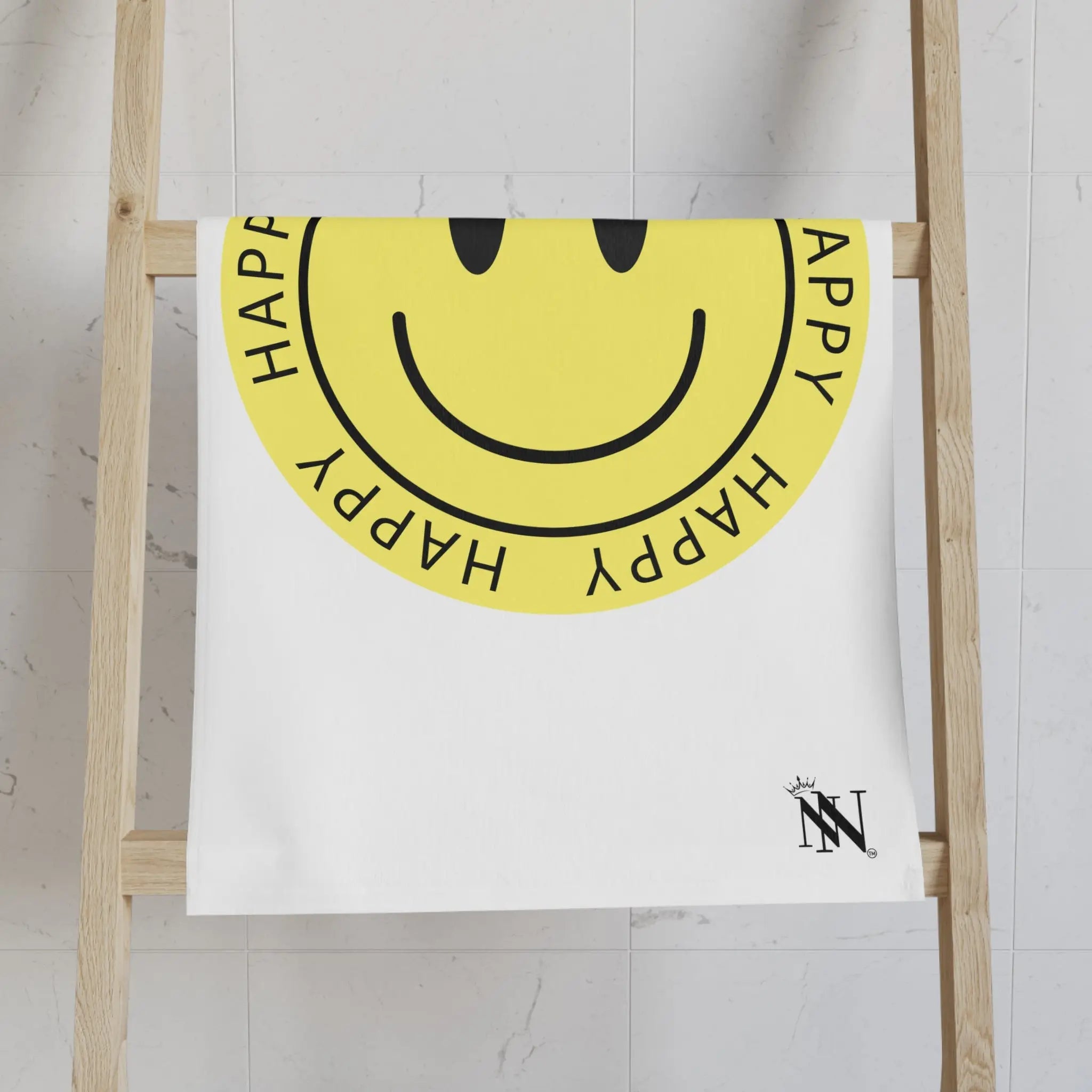 Happy Face Sticker Cum Towel