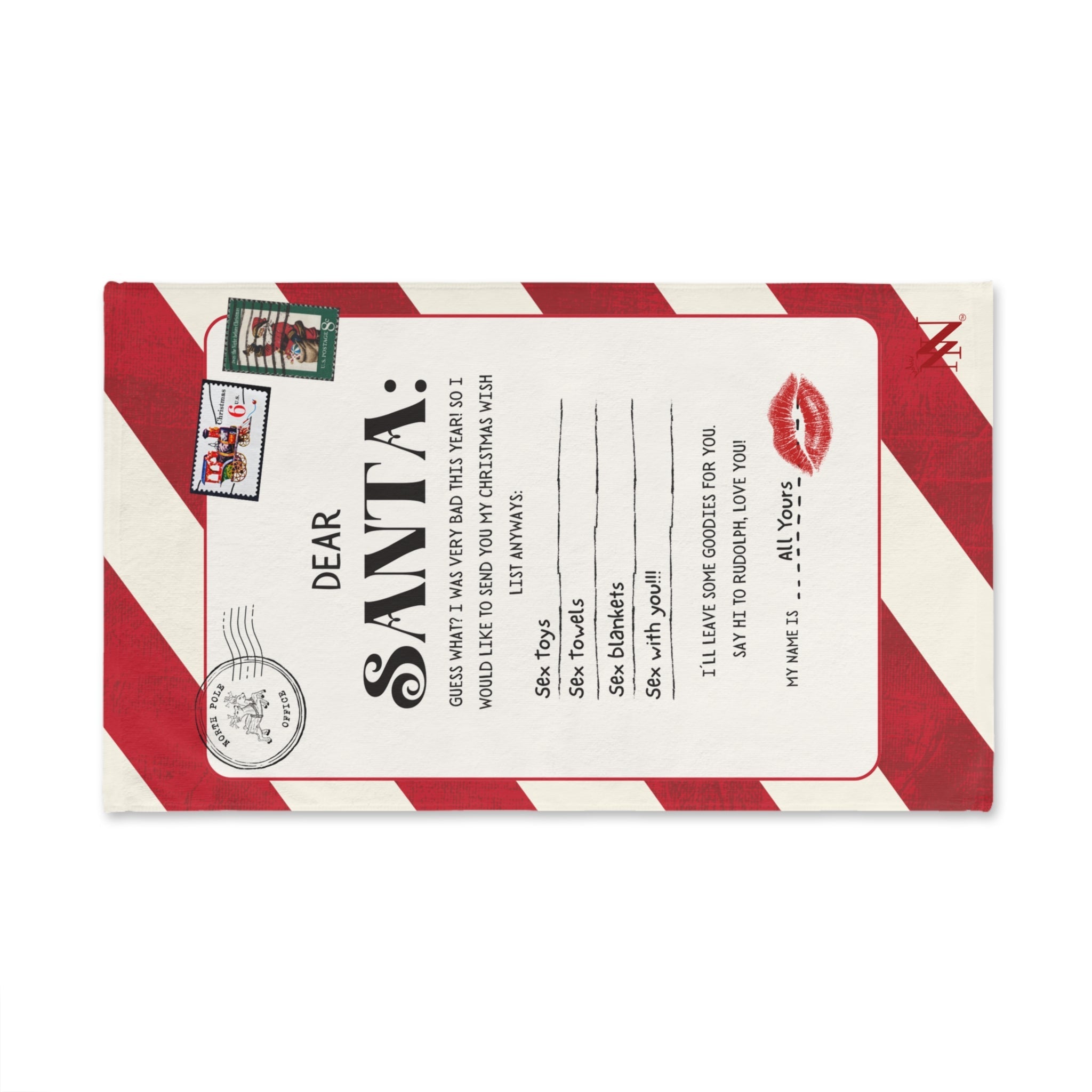 Dear Santa | Mix & Match Classic Fun-Flirty Lovers’ Towels