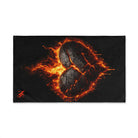 Burning Heart | Nectar Napkins Classic Fun-Flirty Lovers’ Towels