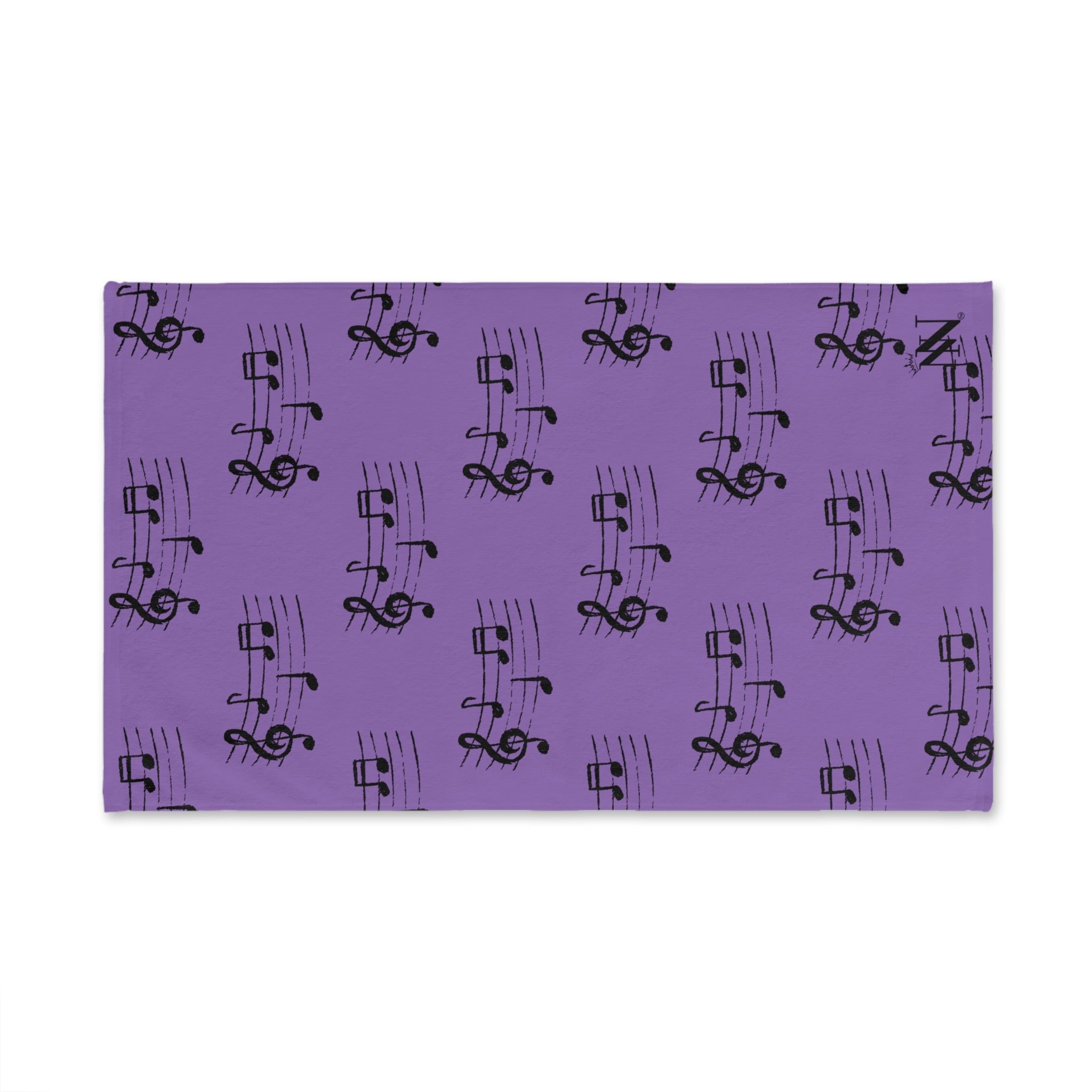 Black Love Notes Lavendar | Mix & Match Original Fun-Flirty Lovers’ Towels