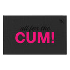 All for the Cum! Dark Grey | Mix & Match Soft Fun-Flirty Lovers’ Towels