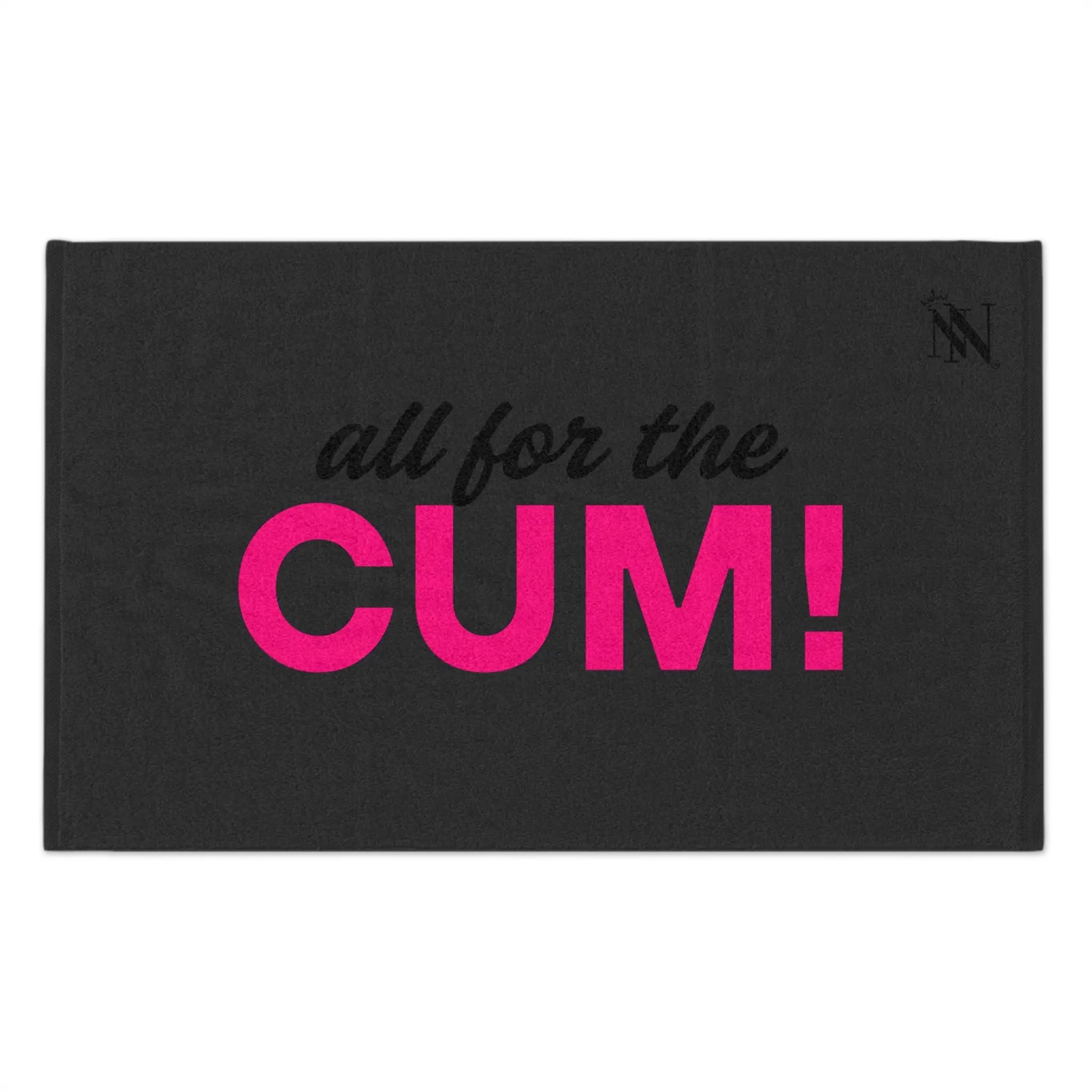 All for the Cum! Dark Grey | Mix & Match Soft Fun-Flirty Lovers’ Towels