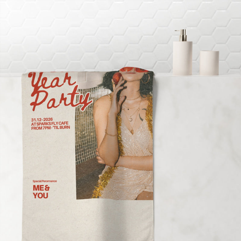 New Year Party | Mix & Match XL Fun-Flirty Lovers’ Towels
