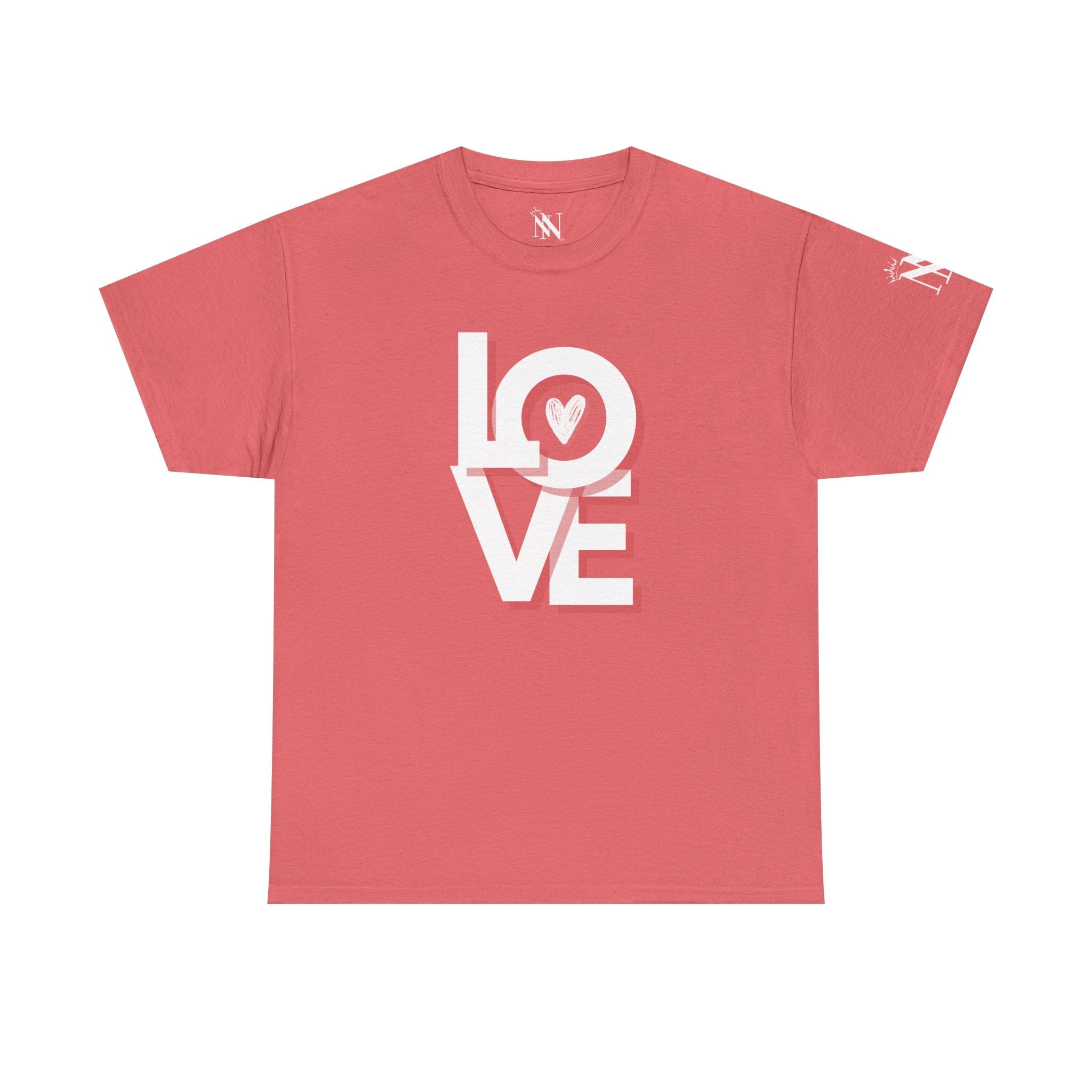 Block Letter Love Heart Sex Gifts for Her Graphic T-Shirt