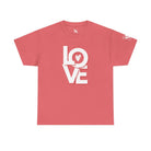 Block Letter Love Heart | Mix & Match Cotton Unisex Fun-Flirty Lovers’ T-Shirts
