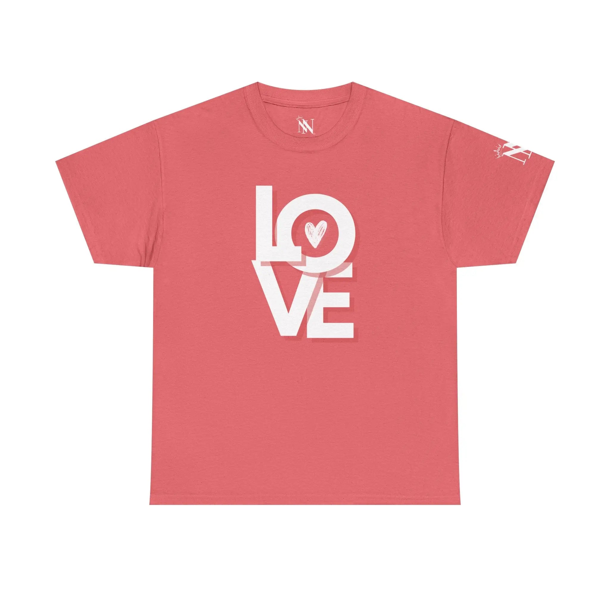 Block Letter Love Heart Sex Gifts for Her Graphic T-Shirt
