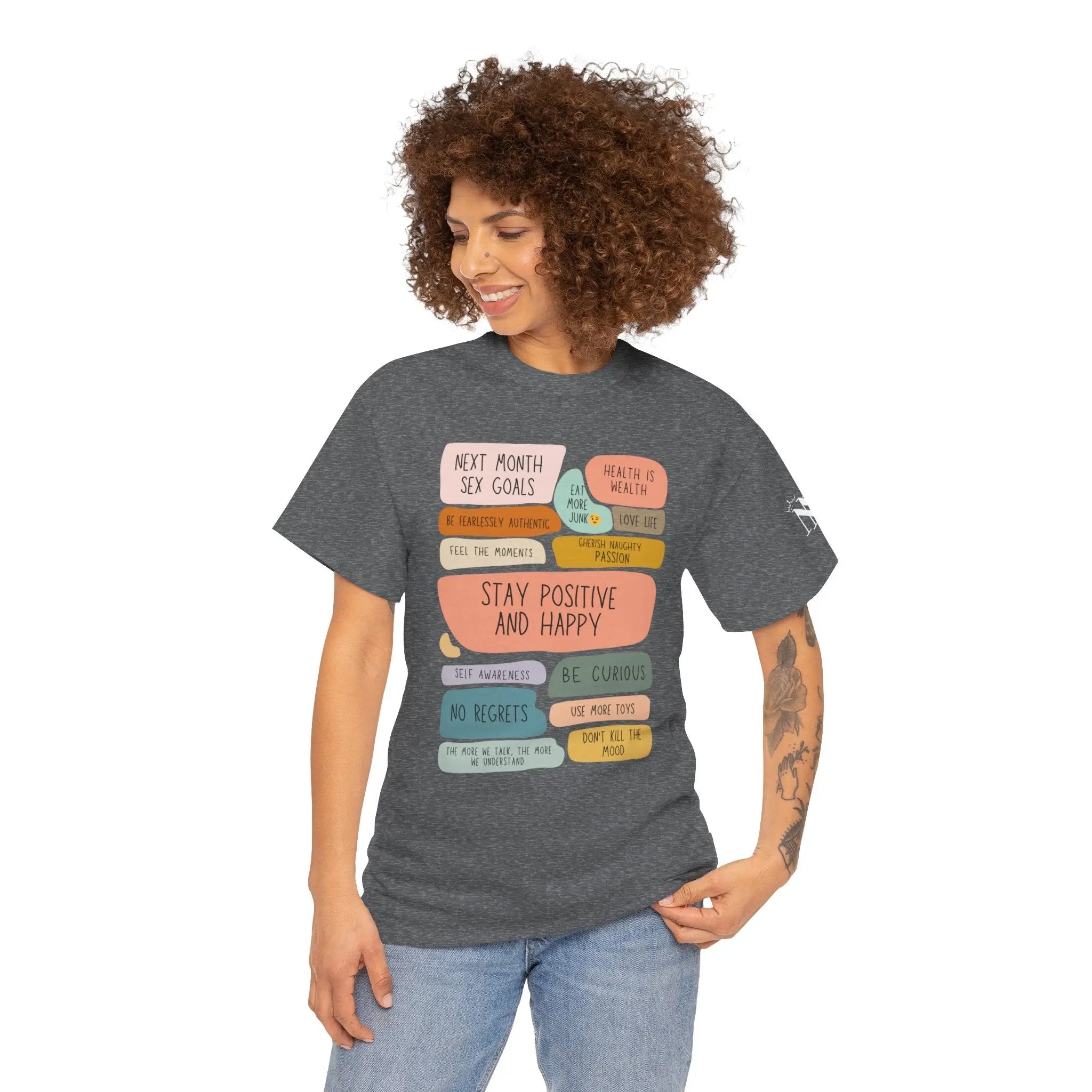 Sex Goals | Mix & Match 100% Cotton Unisex Fun-Flirty Lovers’ Tees