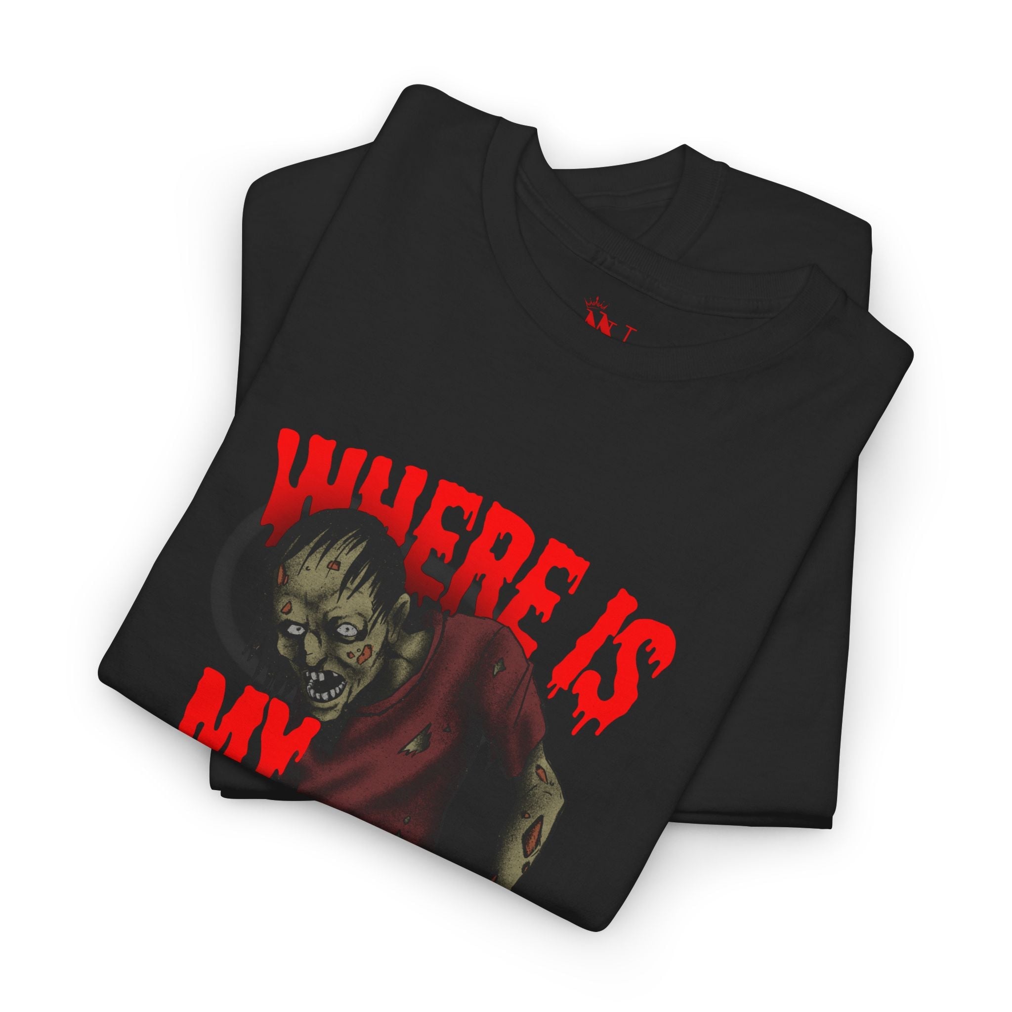 Where is My Candy? Zombie | Mix & Match Cotton Unisex Fun-Flirty Lovers’ T-Shirts