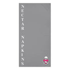 Nectar Napkins Brand Gray | Mix & Match XL Fun-Flirty Lovers’ Towels