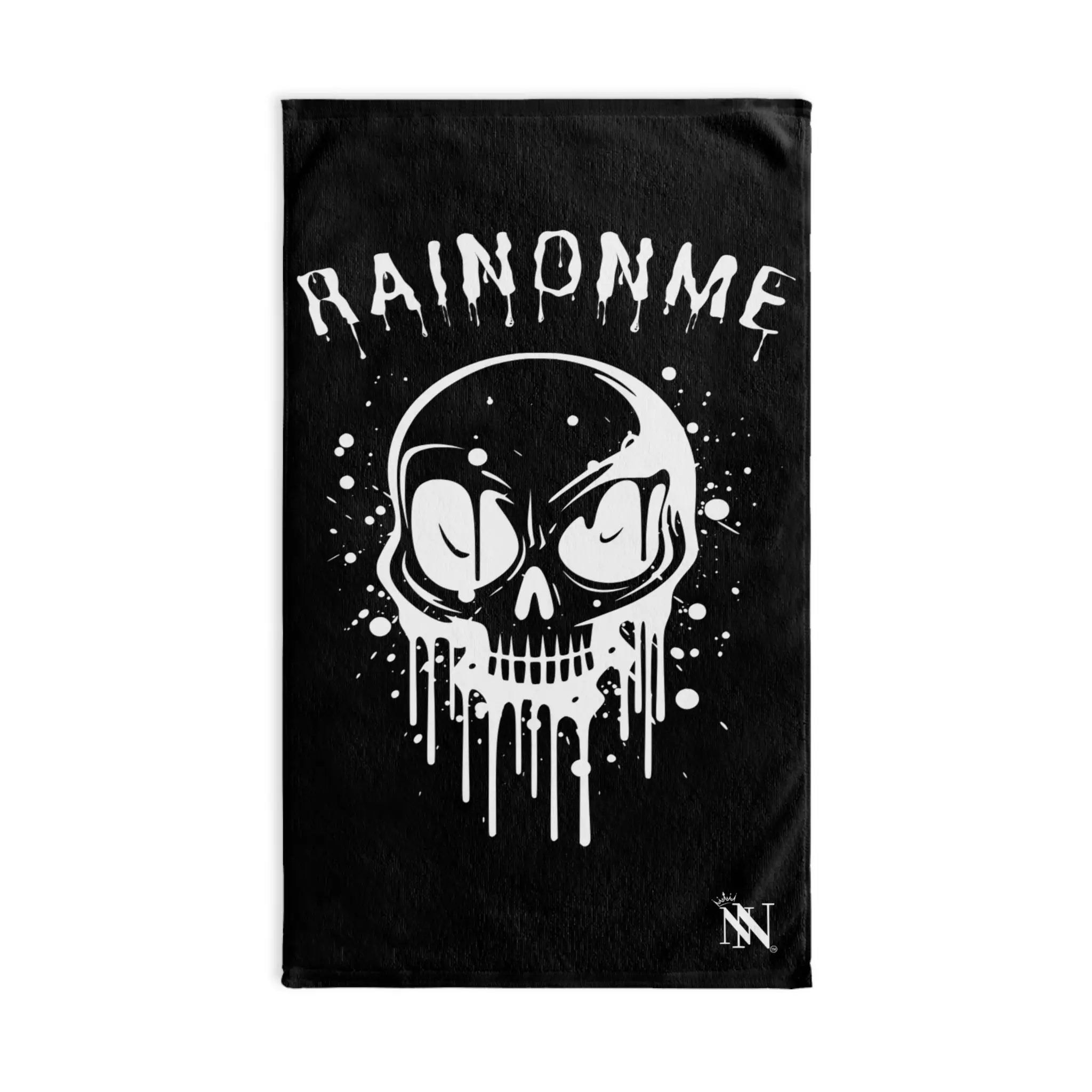 Rain On Me Splattered Skull Cum Towel