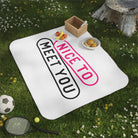 Nice to Meet You | Mix Match Fun-Flirty Lovers’ Water-Resistant Blankets