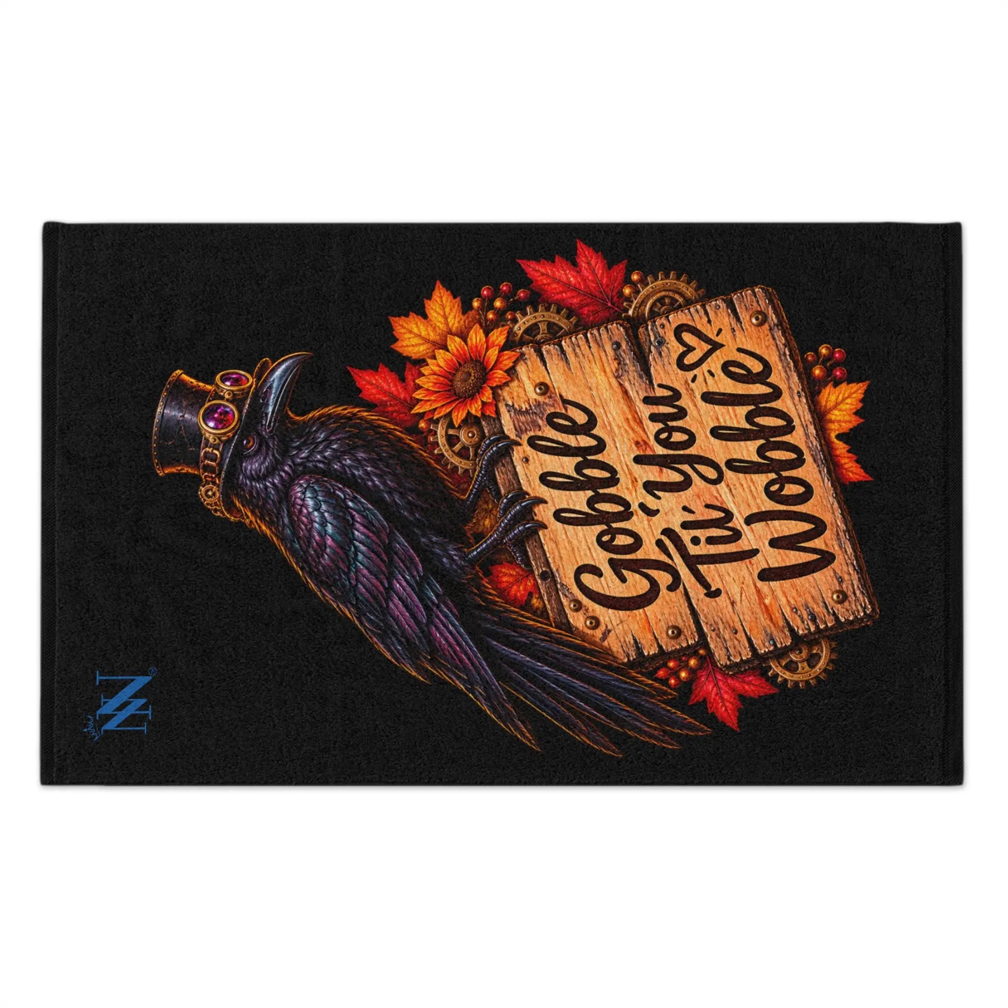 Gobble Til’ You Wobble Crow Sex Towel