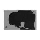 SHHH Girl Silhouette Grey | Mix & Match Classic Fun-Flirty Lovers’ Towels