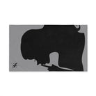 SHHH Girl Silhouette Grey | Mix & Match Classic Fun-Flirty Lovers’ Towels