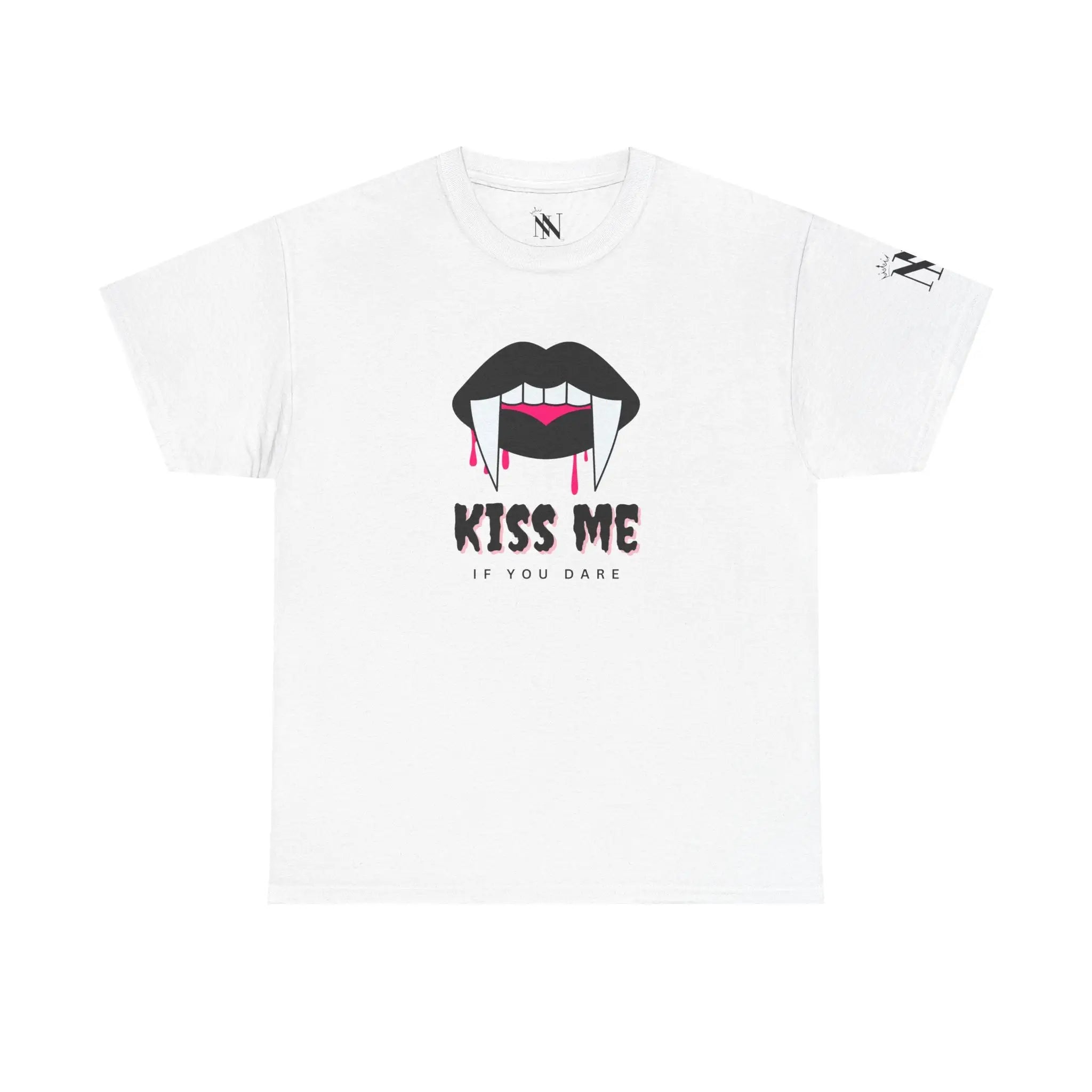 Kiss Me if You Dare | Mix & Match Cotton Unisex Fun-Flirty Lovers’ T-Shirts