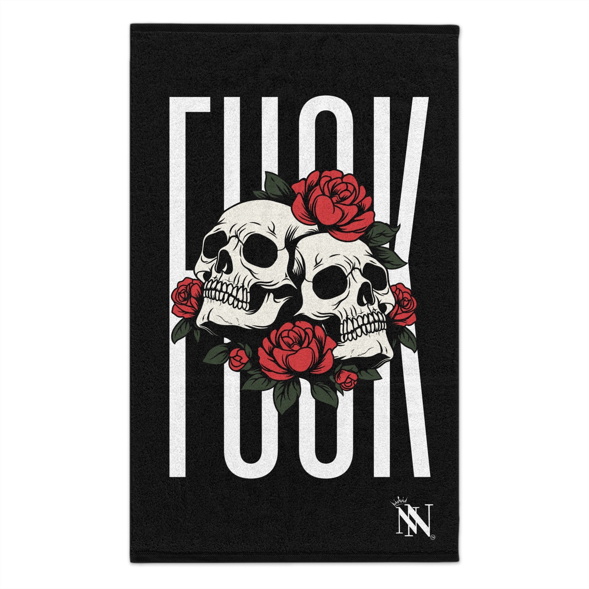 Roses Skulls & Fuck | Mix & Match Soft Fun-Flirty Lovers’ Towels
