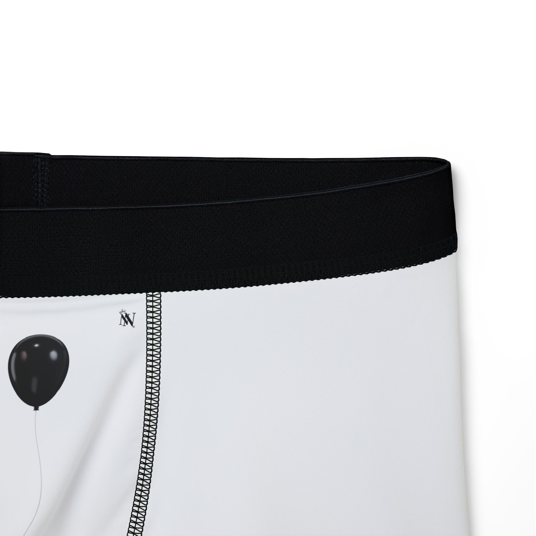 Single Black Party Balloon | Mix & Match Men’s Fun-Flirty Lovers’ Boxer Briefs