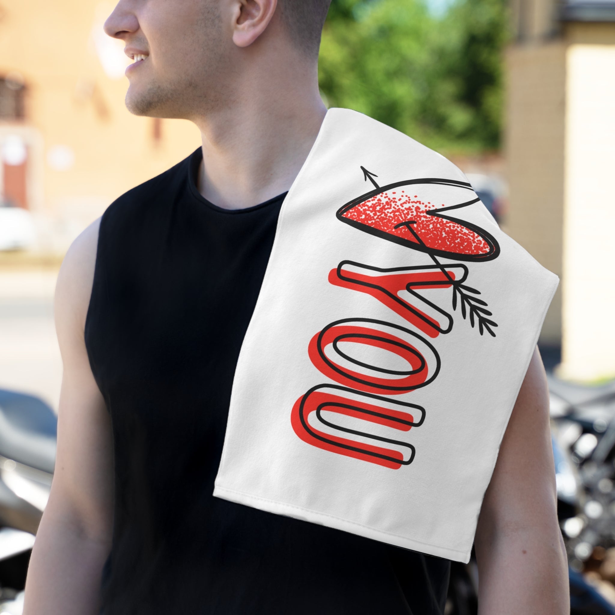 Heart Arrow Sex Towel
