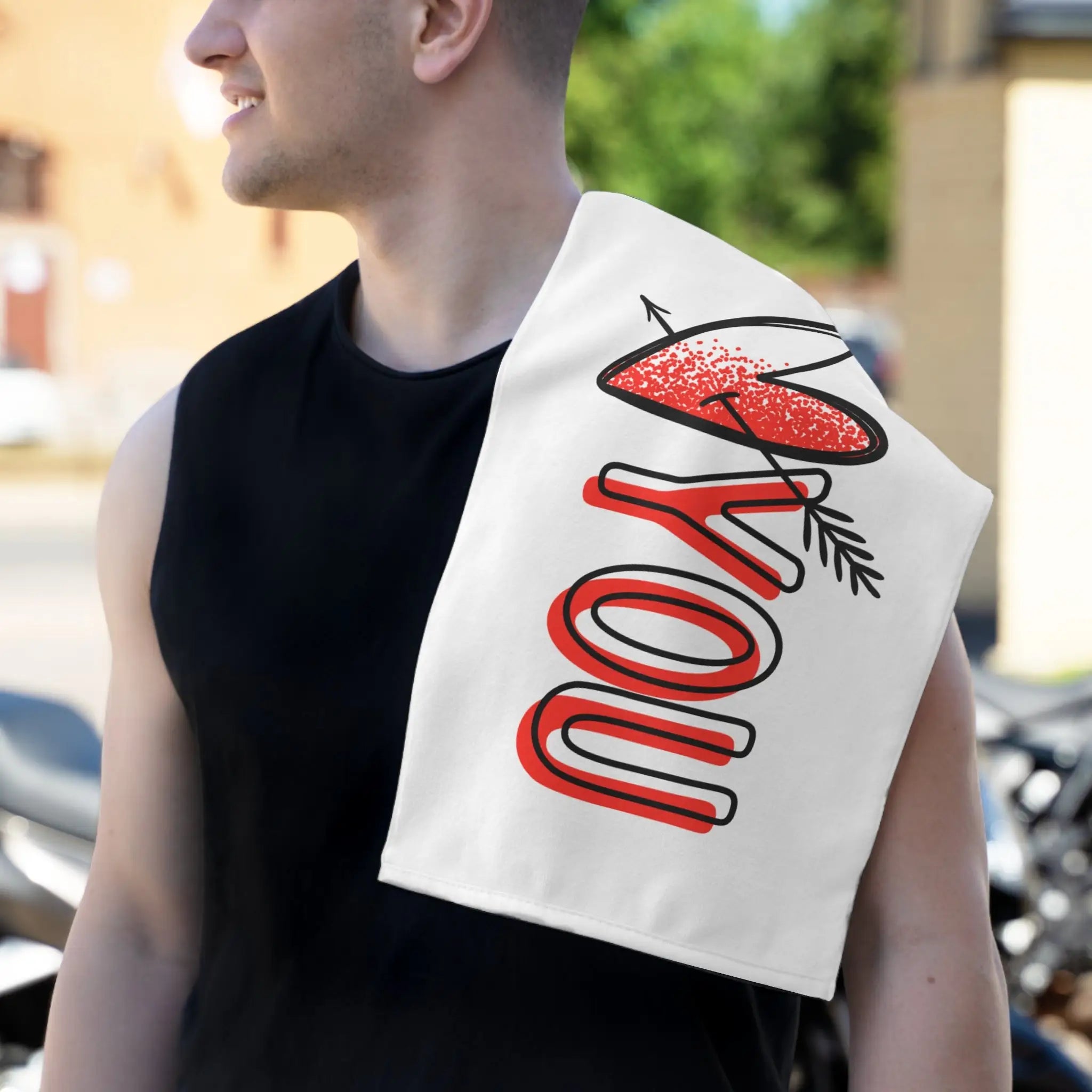 Heart Arrow Sex Towel