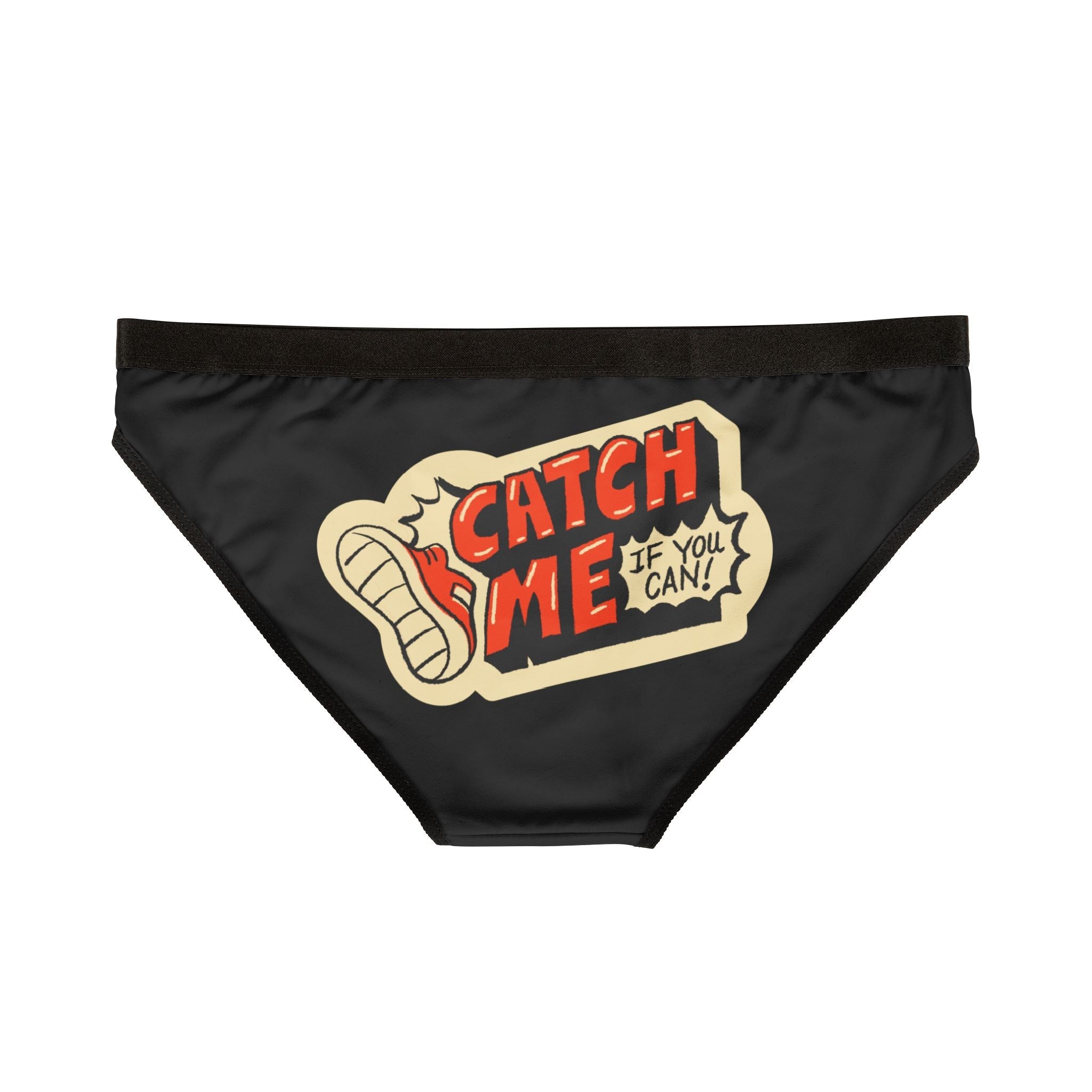 Catch Me If You Can Sticker Print | Mix & Match Women’s Fun-Flirty Lovers’ Panties