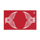Mr. Mr. Mermaid Shareable Sides Red | Mix & Match Classic Fun-Flirty Lovers’ Towels