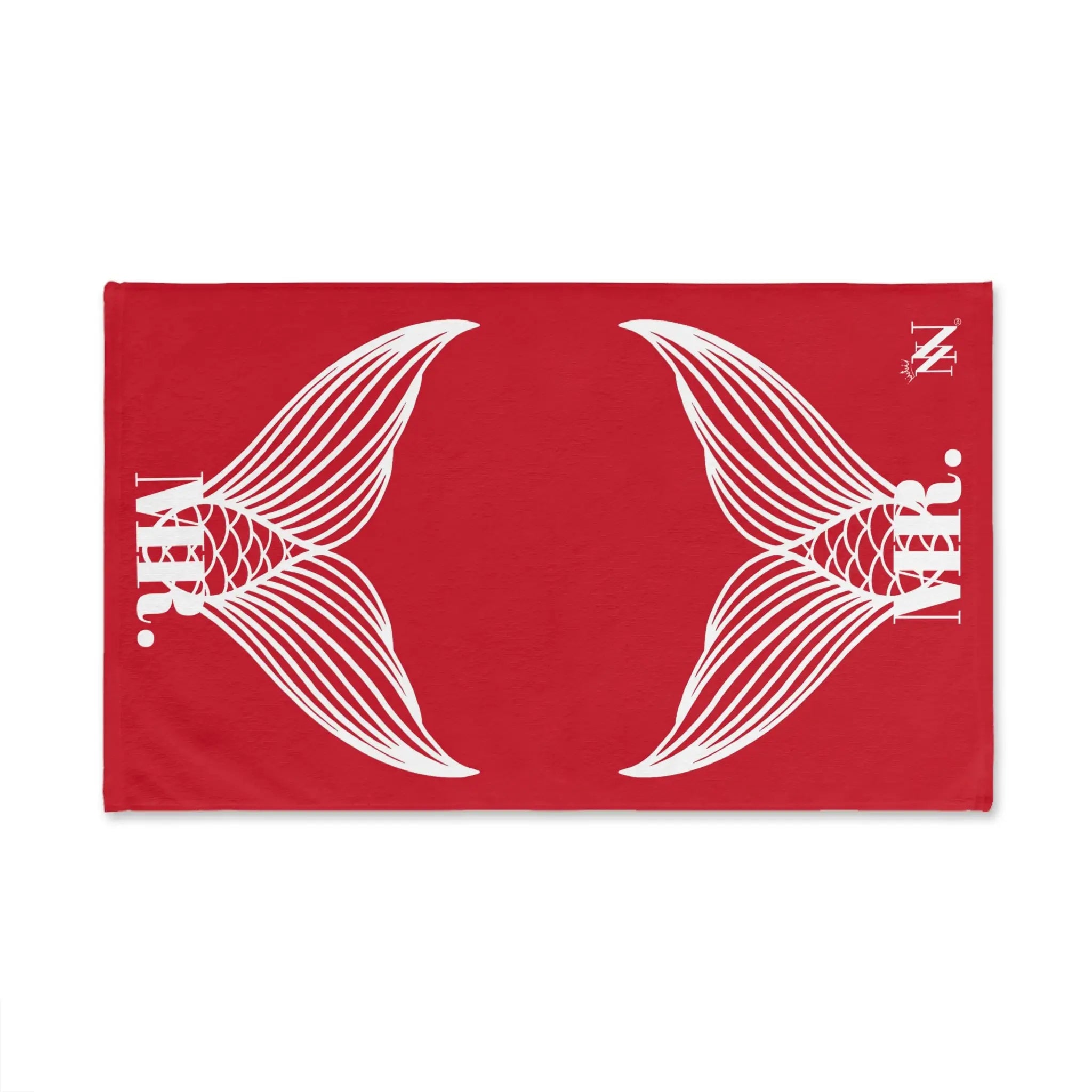 Mr. Mr. Mermaid Shareable Sides Red Cum Towel