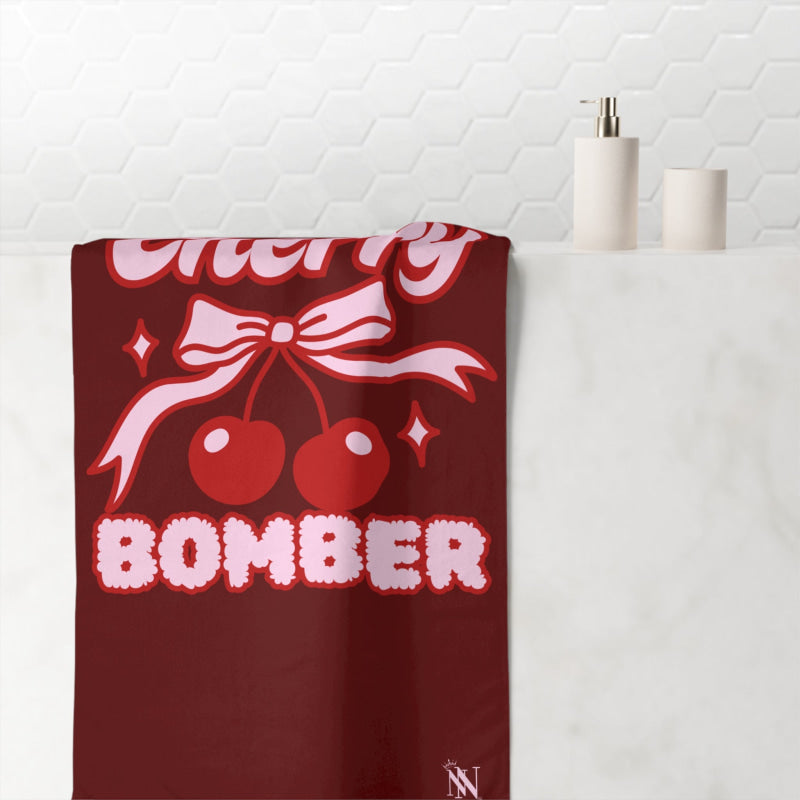 Cherry Bomber | Mix & Match XL Fun-Flirty Lovers’ Towels